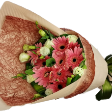 Ten Gerberas Bouquet  Smile Day